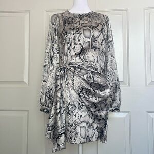 Snake print Zara dress size Medium